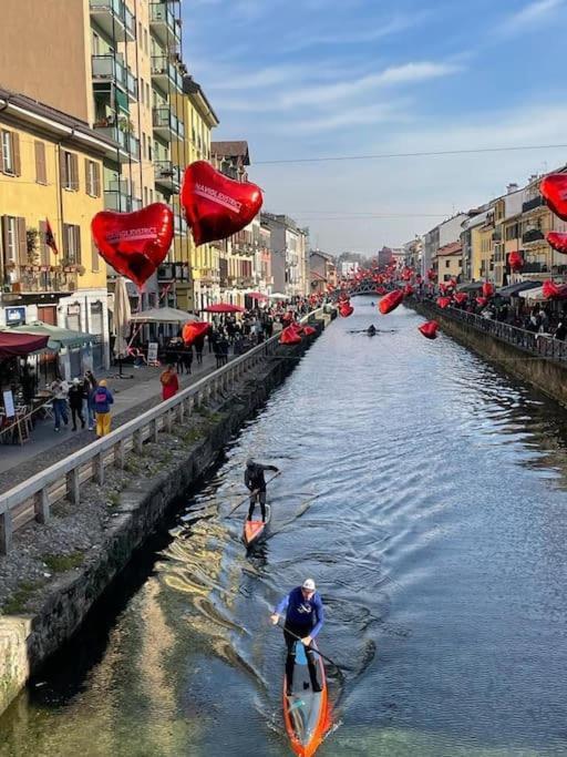 Navigli, 90 Square Meters, Free Parking Ripa Ticinese Apartment Milan Luaran gambar